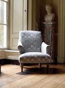 Photoshoot Images: Hamsey Chair in Liberty Hebe Indigo