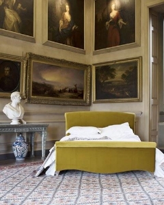 Photoshoot Images: Arles Bed in Scarborough Velvet Honey