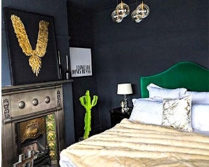 Customer Images: Bermondsey King Bed in DG Verese Velvet Viridian