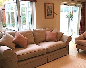 Lanhydrock 3 seater sofa in Tough as Houses Parchment