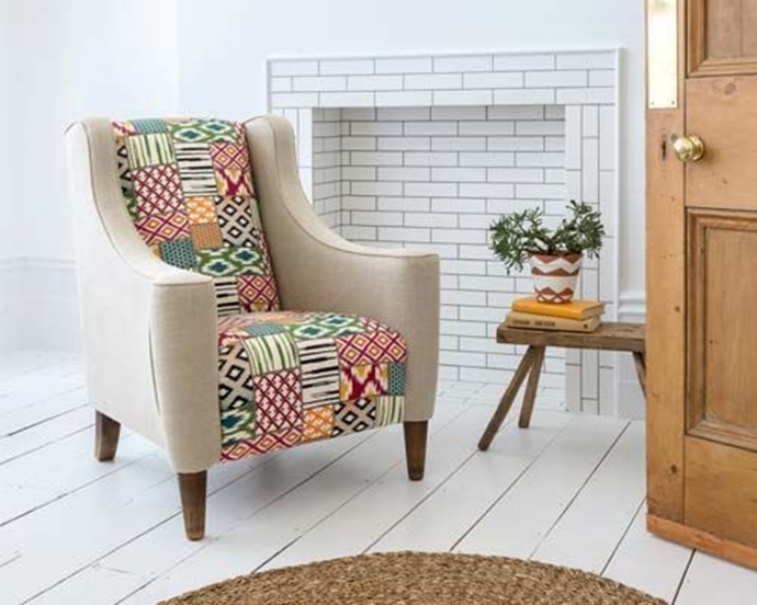 Sennen Chair Lundy Linen & Muza Print