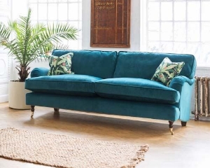 Photoshoot Images: Alwinton 3 Seater Sofa in Cameron Velvet Kingfisher