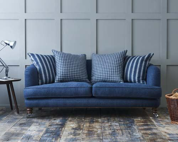 Photoshoot Images: Helmsley 3 Seater Sofa in Ashfield Wilton Wool Dark Navy