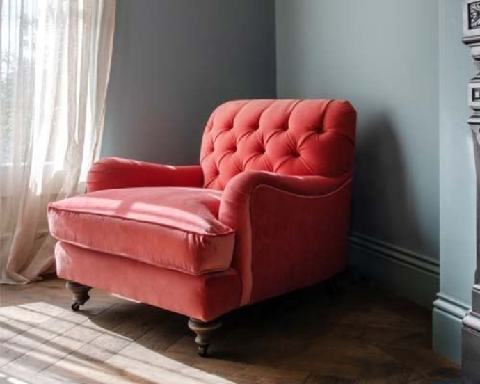 Photoshoot Images: Chiddingfold Chair in Tango Flamingo