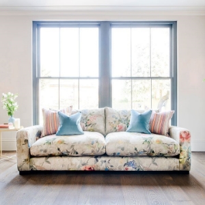 As seen in Our Brochure:  Stockbridge 3 Seater Sofa in Designer Guild Veronese Naturale Ochre