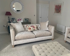 Customer Image: Haresfield 3 Seater -Straight Arm Sofa in J Brown Modena Oyster