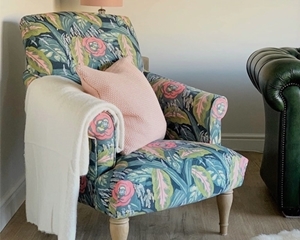 Customer Image: Hamsey Chair in Linwood Print Les Fauves