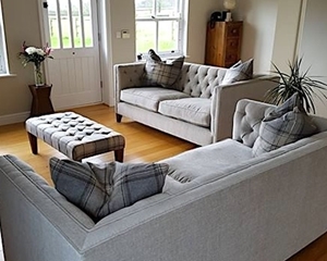 Customer Image: Haresfield 3 Seater & 2 Seater Sofas in Rouen Marble