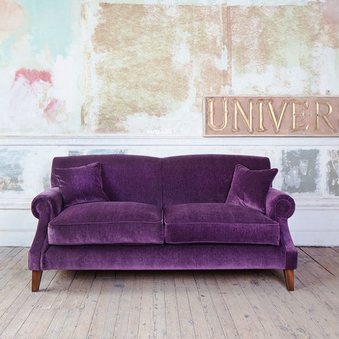 As Seen in Our Brochure Autumn 2021: Tangmere 3 Seater Sofa in Warwick Velluto Amethyst