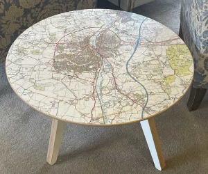 Round Bishop's Stortford map table Round Bishop's Stortford map table - £359