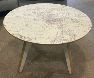 Round local Bishops Stortford map table Round local Bishops Stortford map table - £359