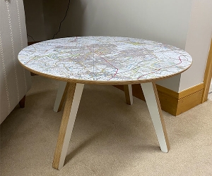 Round Harrogate Map coffee table Round Harrogate Map coffee table - £359