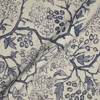 RHS Collection - Gertrude Jekyll Linen Cotton Blend: Navy