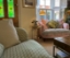 Customer Photos; Helmsley Snuggler in Andrew Moss Old Rose with Sofa in Cloth 21 Spring Twig Grass