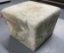 Clearance Edinburgh: Cube footstool in Barbara Osorio Linen