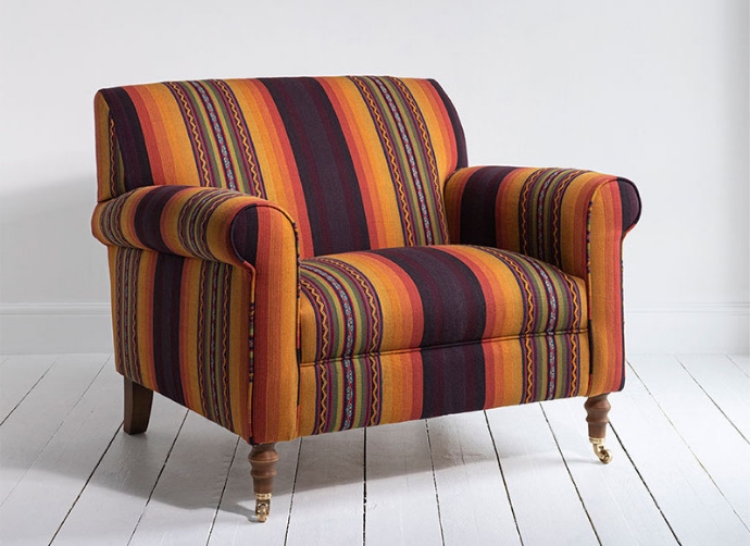 Peruvian Collection: Petworth Snuggler in Peruvian Homespun Fabric 11 Produced By Weavers From Mahuaypampa Region