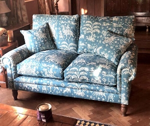 Customer Photos: Aldingbourne 2.5 Seater Sofa in Brunschwig & Fils Aralam Print Teal Green