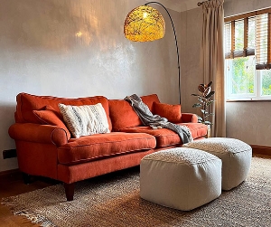 Customer Photos: Cooksbridge 3 Seater Sofa in Romo Soho Burnt Orange