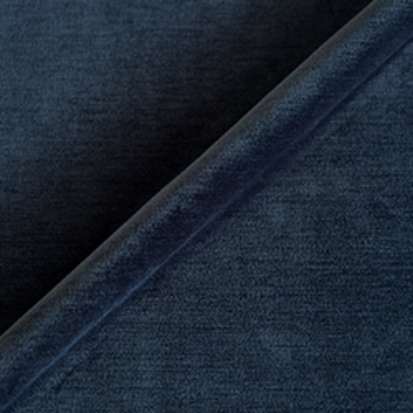 Fabric Traditional Vintage Velvet: Navy