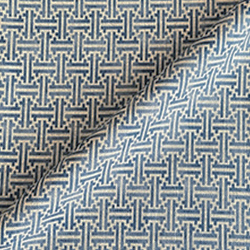 RHS Collection - Gertrude Jekyll Lattice: Blue