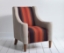 Clearance West Sussex: Sennen Chair in Peruvian Collection Fabric 14 Patabamba and Hawes Linen