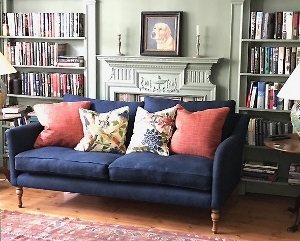 Customer Photos: Brunel 3 Seater Sofa covered in Ralph Lauren Pebbled Linen