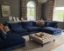 Customer Photos: Stockbridge U shaped Sofa in Linwood Omega Atlantis with Contrasting Omega Velvet Cushions