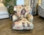 Clearance St Albans: Ditchling Chair in Floral Linen Kincsem Shadow