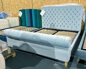 Clearance West Sussex: Pentlow Super King Bed in J Brown Amalfi Sky
