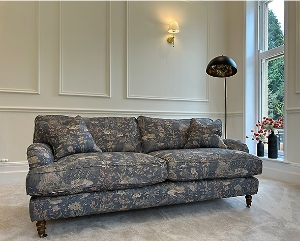 Customer Photos: Alwinton 3 Seater Sofa in V&A Threads Of India Mughal Garden Safari Ink