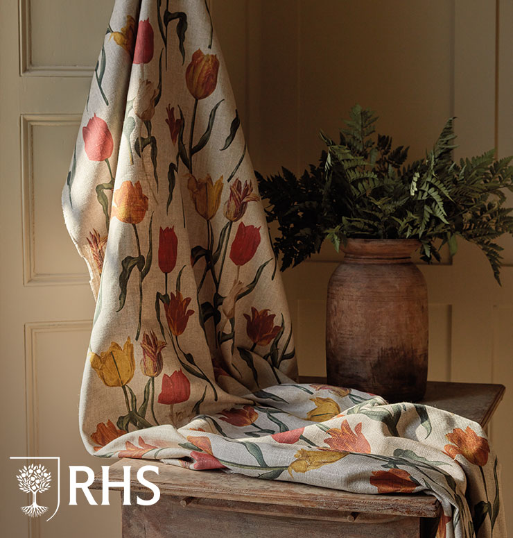 RHS Botanicals fabric collection