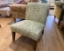 Clearance Stroud: Harwood Chair in Morris and Co Willow Boughs Cream Pale Green