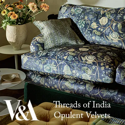 New fabric collection: V&A Threads of India Opulent Velvets