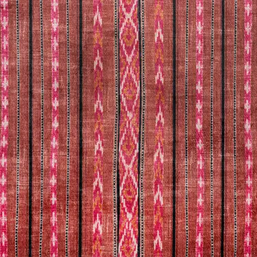 Threads of India Opulent Velvets Andhra Andhra Weave - Flame