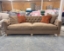 Outlet West Sussex: Haresfield 4 Seater Sofa dipped arm in Linwood Omega Velvet Fallow