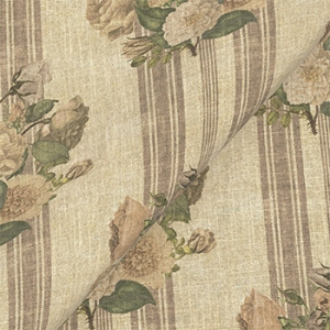 	Exclusive Fabric RHS Etta's Bouquet: Alba Truffle