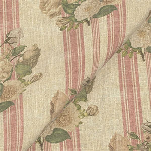 	Exclusvie Fabric RHS Etta's Bouquet: Alba Rose