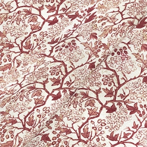 Exclusive Fabric RHS Collection on Velvet - Gertrude Jekyll: Rouge