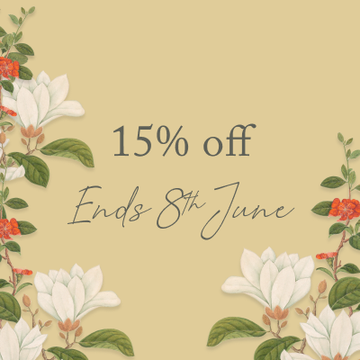 Enjoy 15% off all made-to-order furniture and exclusive fabrics