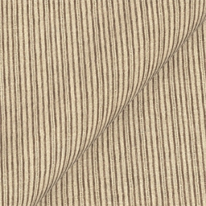 Exclusive Fabric Sussex Stripe: Mocha