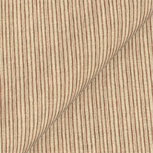 Exclusive Fabric Sussex Stripe: Cinnamon 