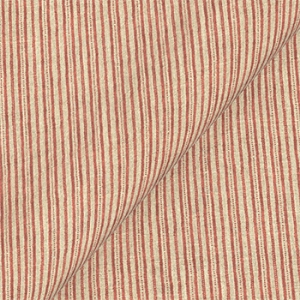 Exclusive Fabric Sussex Stripe: Brick 