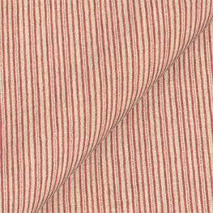 Exclusive Fabric Sussex Stripe: Cardinal