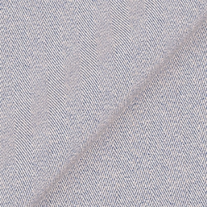 Exclusive Fabric Roxburgh Herringbone: Blue Basil