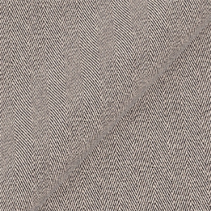 Exclusive Fabric Roxburgh Herringbone: Black Mustard