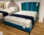 Outlet Walton-on-Thames: Redchurch King bed in Linwood Omega Velvet Green Mix