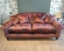 Outlet Salisbury: Walberswick 3 Seater Sofa in V&A Threads of India Opulent Velvets Paisley Splendour Rouge