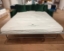 Outlet Salisbury: Stopham 3 Seater Sofa Bed in Aquaclean Aqua Velvet Aquaclean Aqua Velvet Fern
