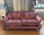 Outlet Edinburgh; Walberswick 3 Seater Sofa in V&A Threads of India Opulent Velvet Paisley Splendour Rouge