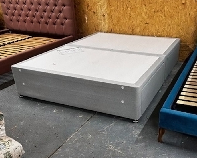 King Divan 2 Drawer | House Grey | Outlet West Sussex | Sofas & Stuff